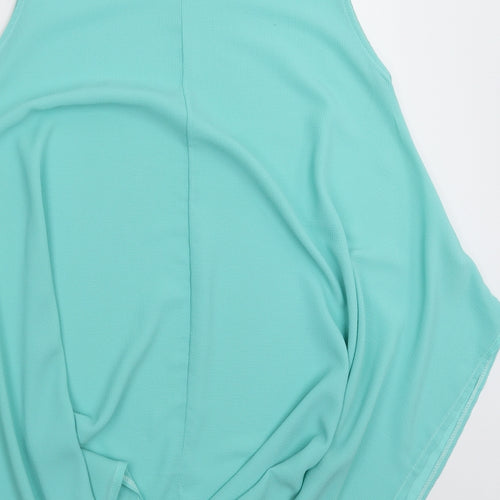 Preworn Womens Green   Basic Blouse One Size