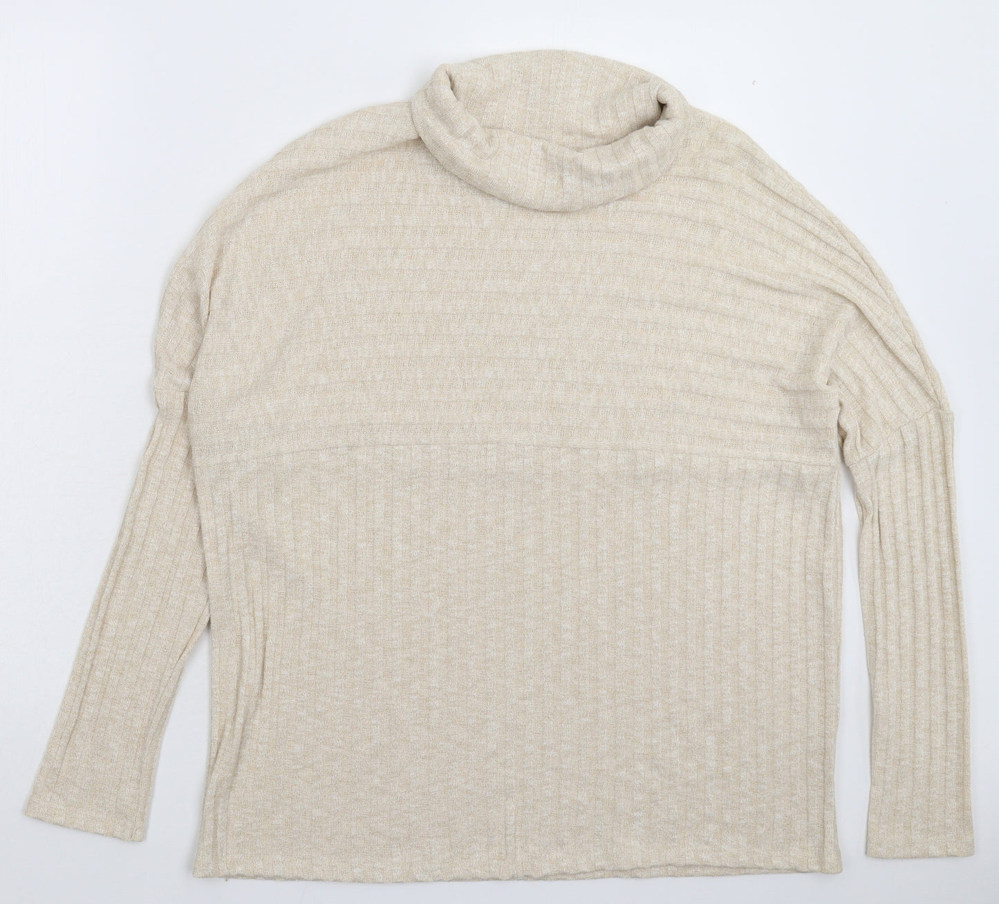 TU Womens Beige  Knit Pullover Jumper Size 18