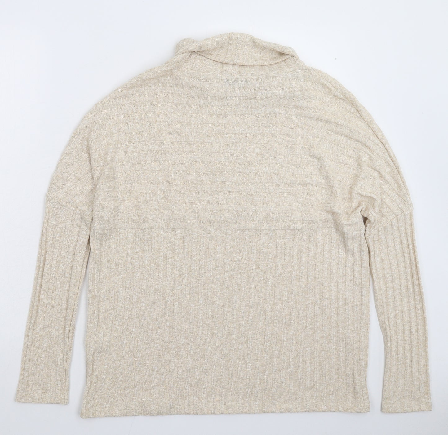 TU Womens Beige  Knit Pullover Jumper Size 18
