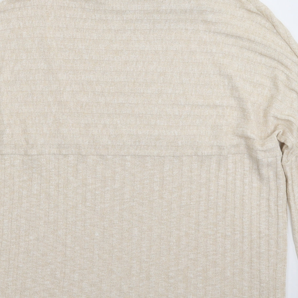 TU Womens Beige  Knit Pullover Jumper Size 18