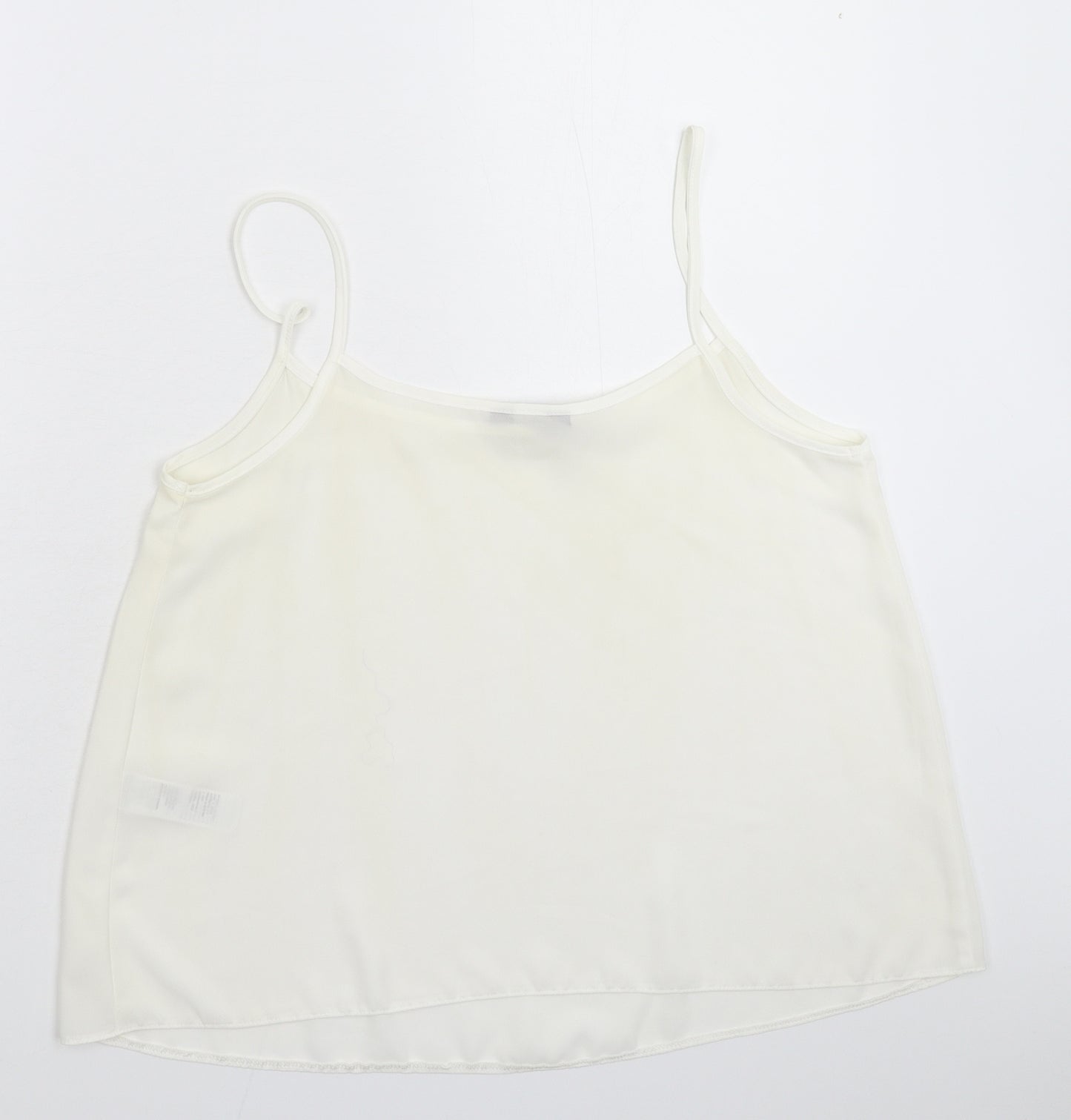 New Look Womens White   Basic Tank Size 14