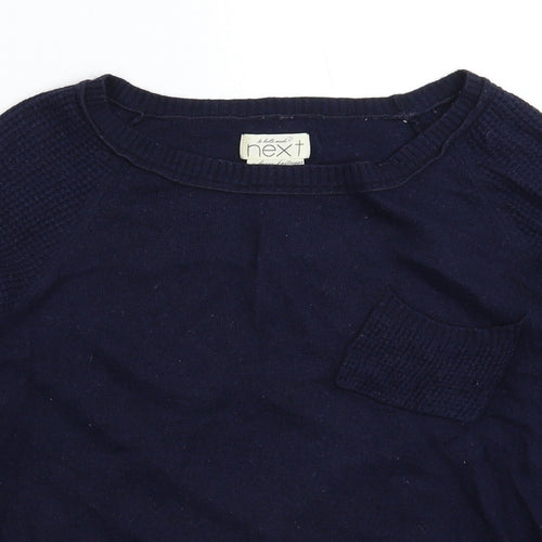 NEXT Womens Blue  Knit Pullover Jumper Size 8