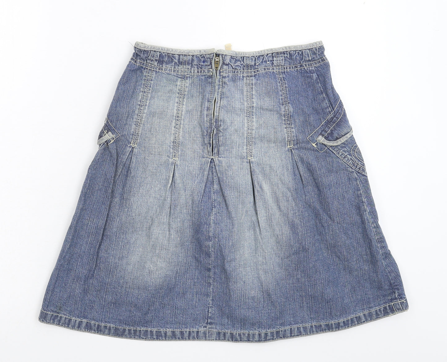 H&M Girls Blue  Denim Flare Skirt Size 11-12 Years