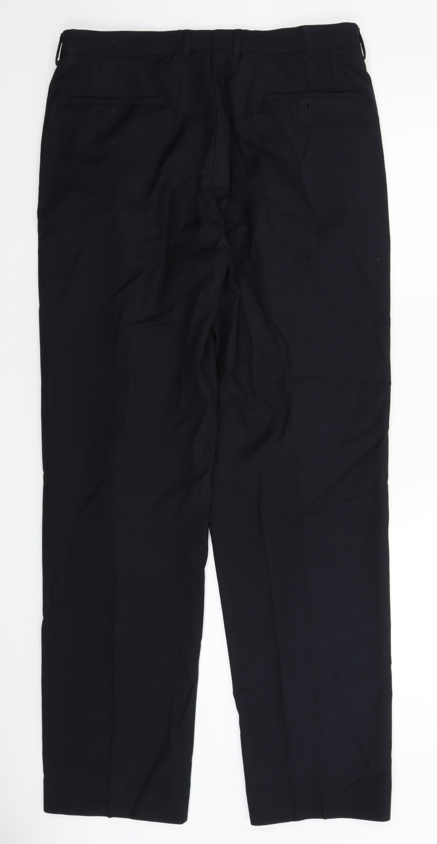 Marks and Spencer Mens Blue   Dress Pants Trousers Size 34 L33 in