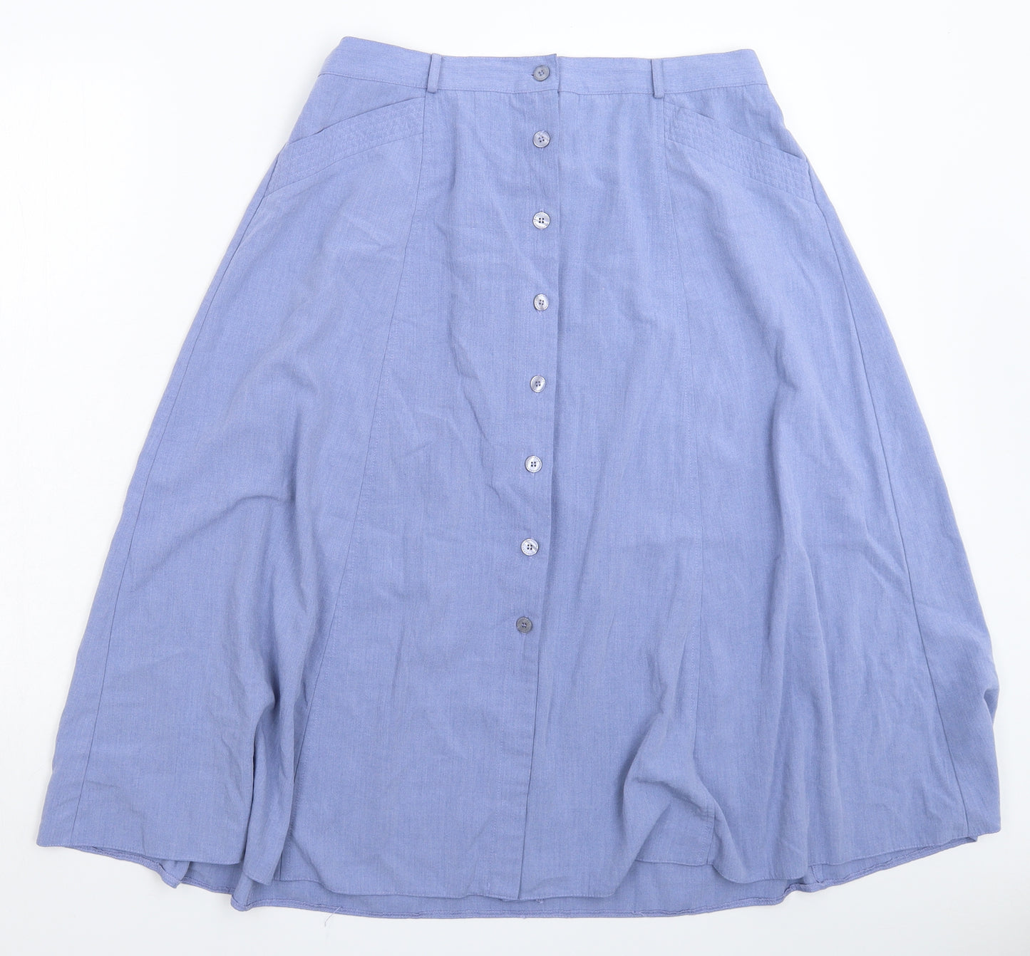 Bonma Womens Blue   Flare Skirt Size 16