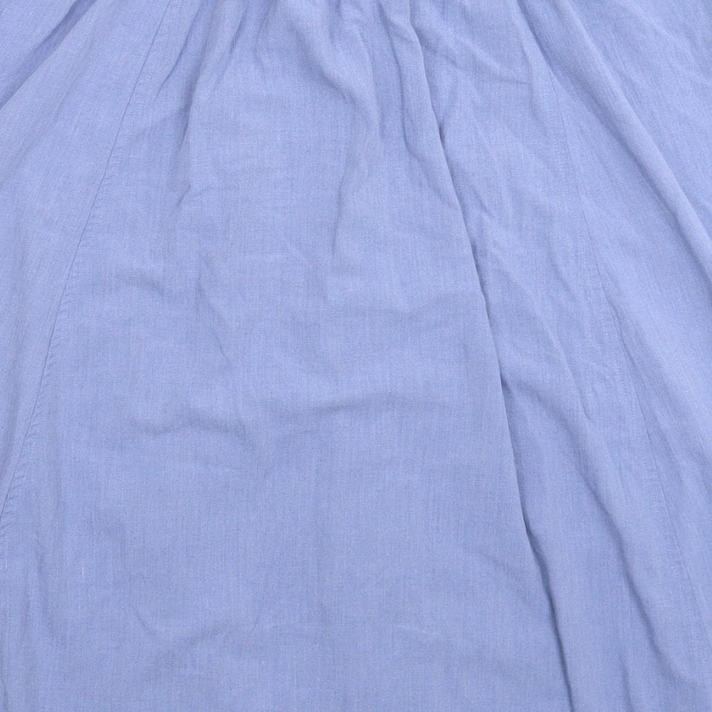 Bonma Womens Blue   Flare Skirt Size 16