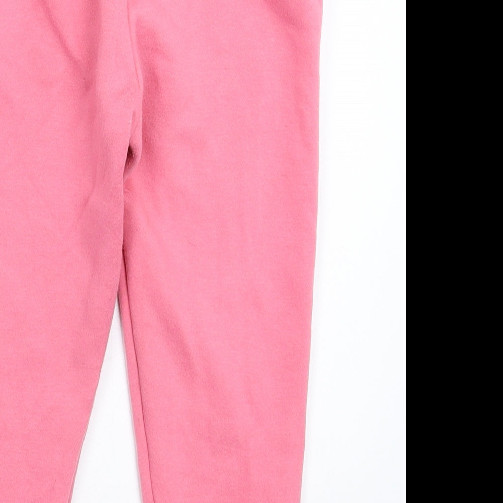 F&F Girls Pink   Sweatpants Trousers Size 4-5 Years