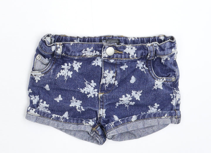 Very Girls Blue  Denim Hot Pants Shorts Size 2-3 Years