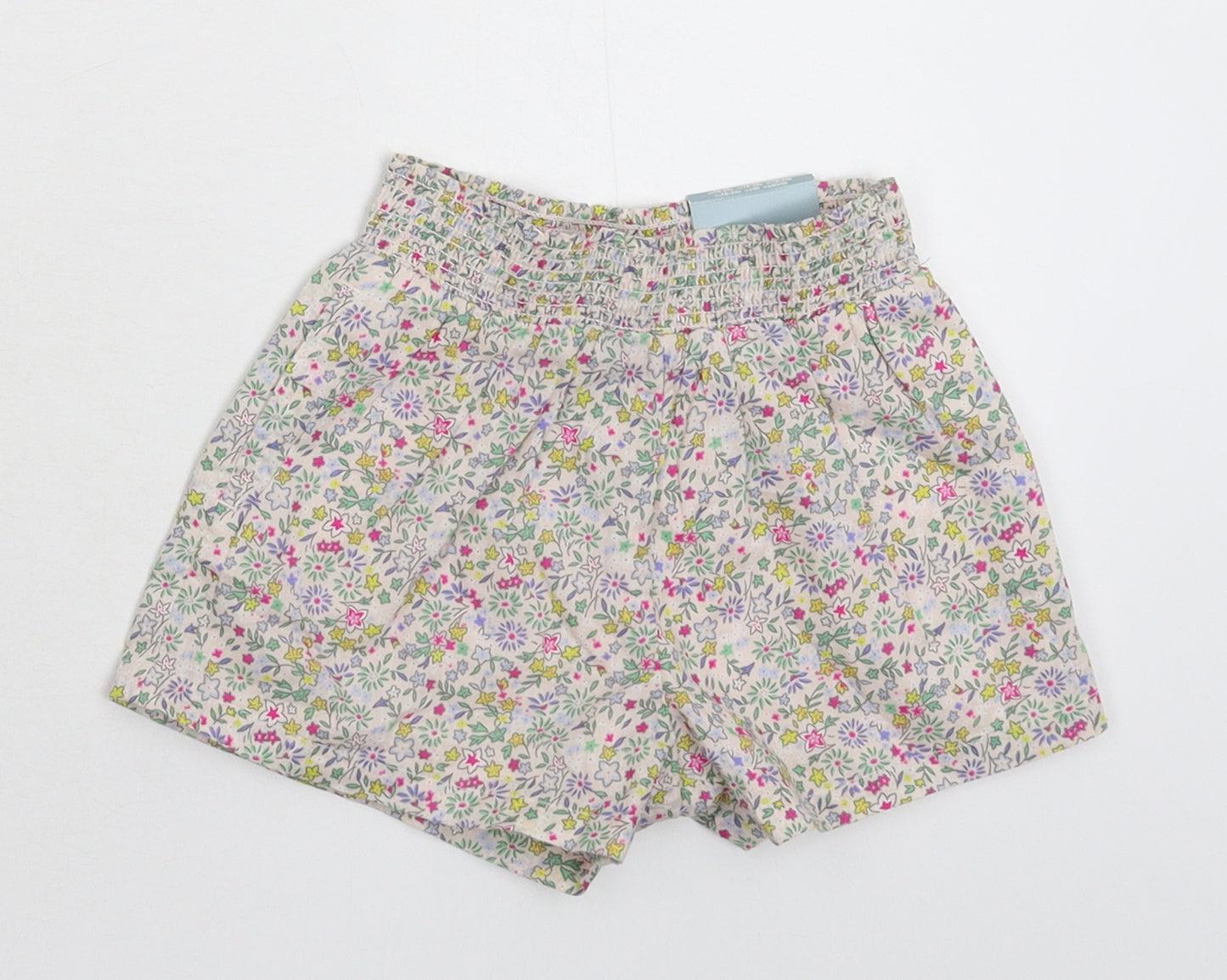 Gap Baby Grey Floral  Cropped Trousers Size 18-24 Months  - Shorts