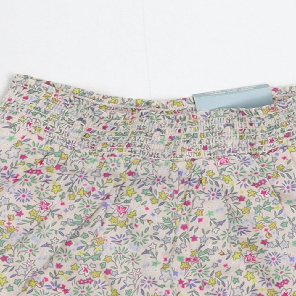 Gap Baby Grey Floral  Cropped Trousers Size 18-24 Months  - Shorts
