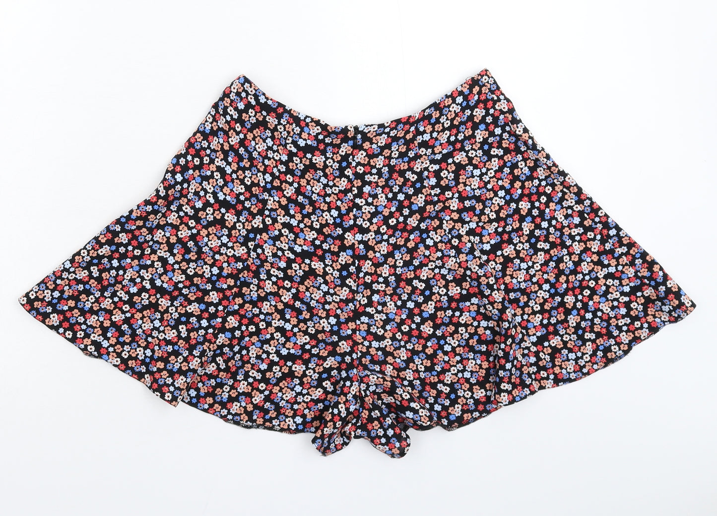 New Look Womens Multicoloured Floral  Hot Pants Shorts Size 6