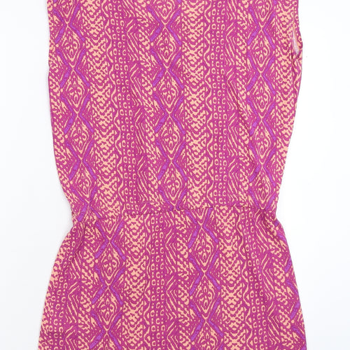 LASCANA Womens Pink Geometric  Basic Tank Size 8