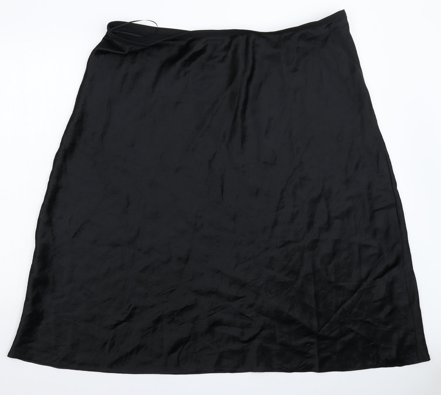 Marks and Spencer Womens Black   A-Line Skirt Size 24