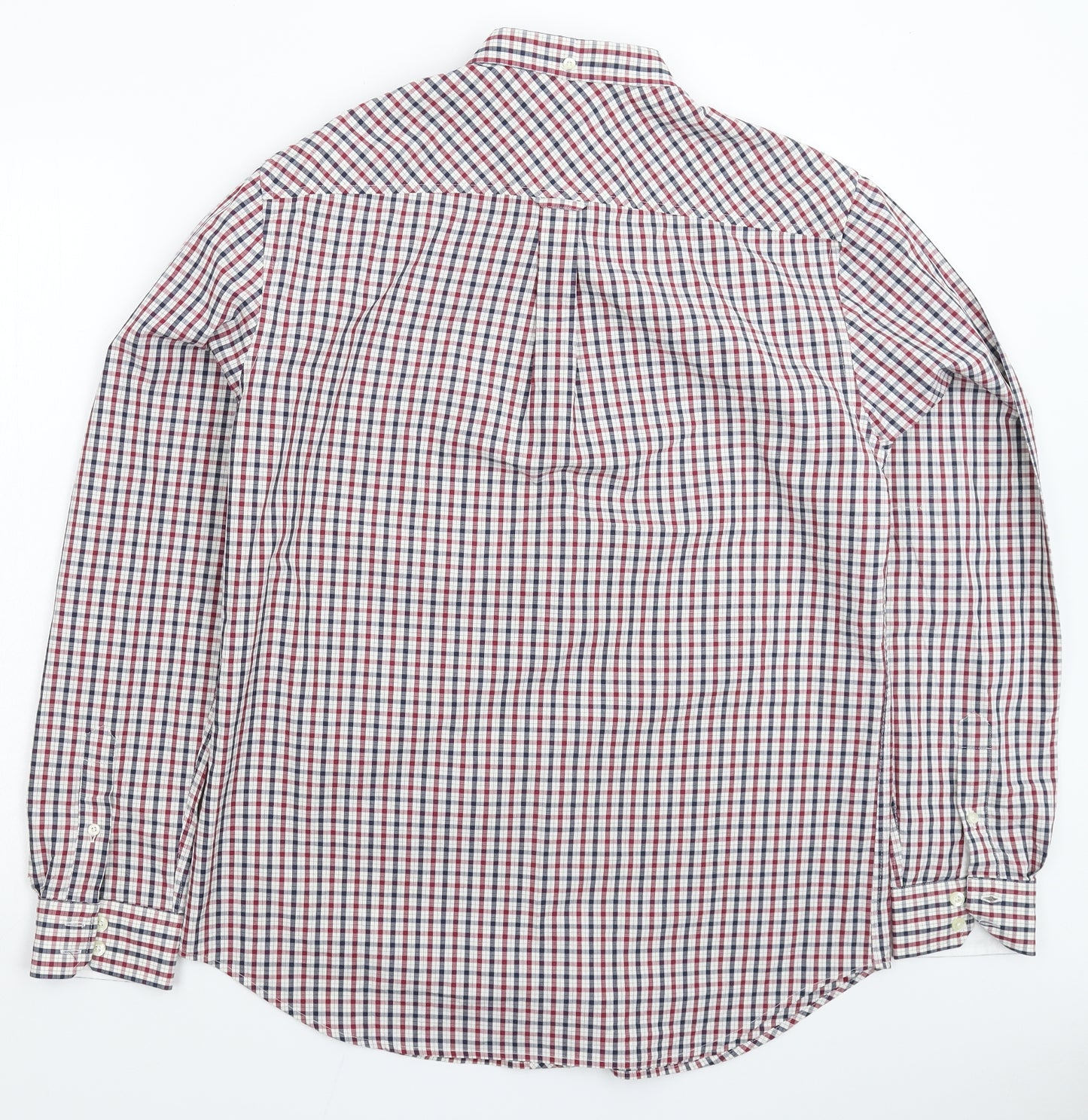 Ben Sherman Mens Multicoloured Check   Dress Shirt Size L