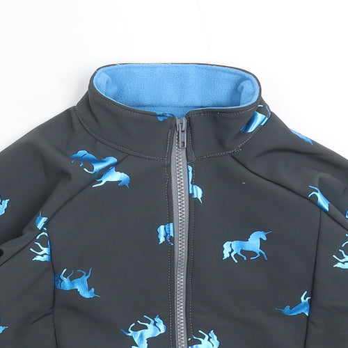 Preworn Girls Grey  Softshell Jacket  Size S