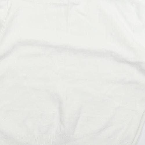 H&M Womens White  Knit Pullover Jumper Size S