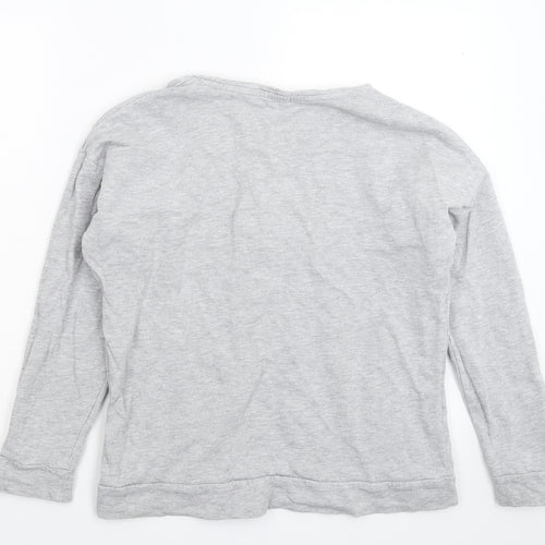 Papaya Womens Grey   Pullover Sweatshirt Size M