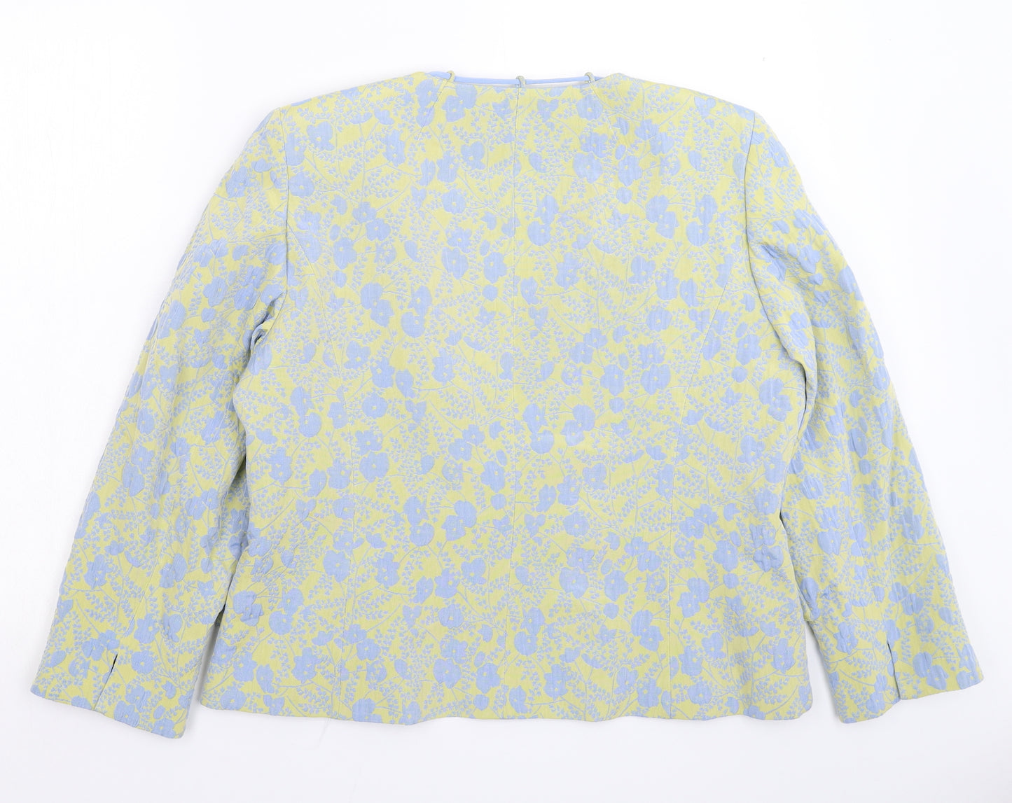 Belinda Womens Multicoloured Floral  Jacket Blazer Size 16
