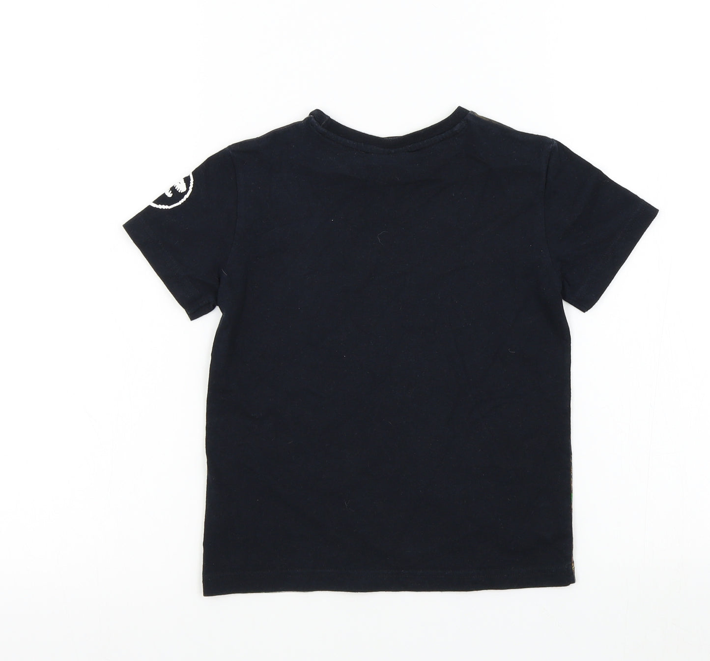 NEXT Boys Black Colourblock  Basic T-Shirt Size 4 Years  - LEGO