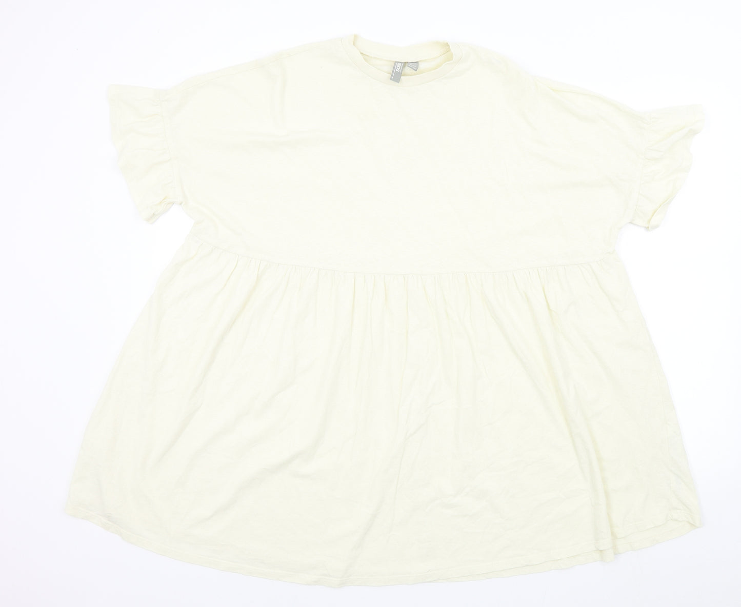 ASOS Womens Beige Colourblock  Basic T-Shirt Size 6