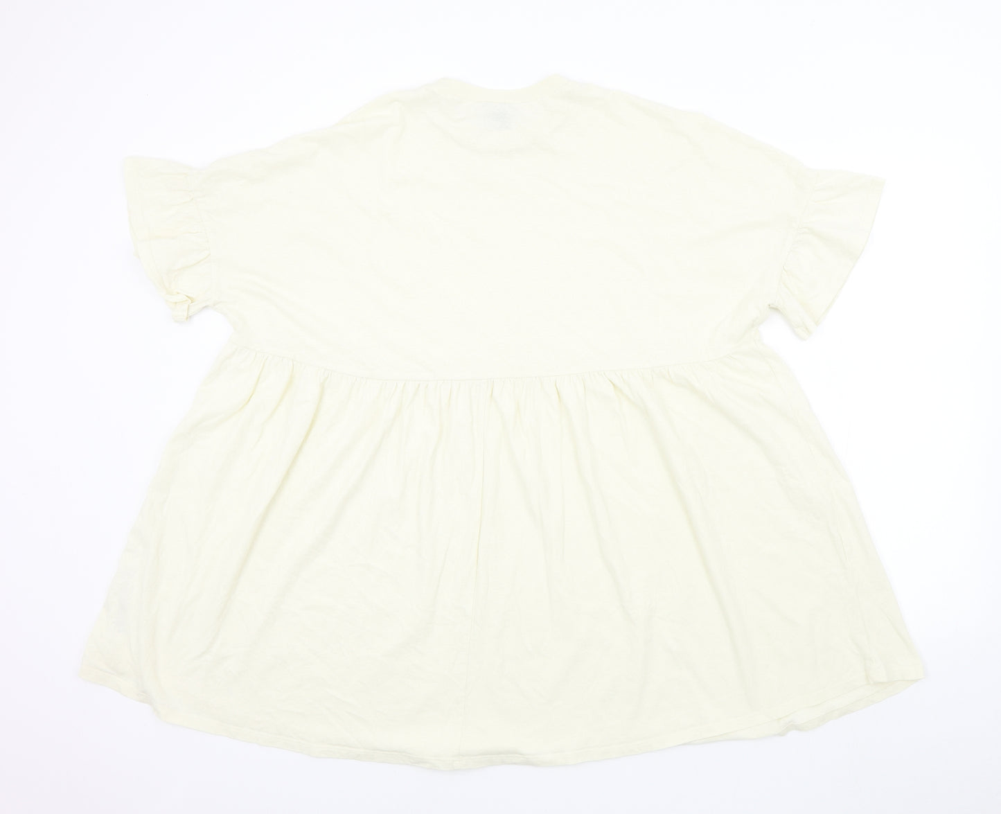 ASOS Womens Beige Colourblock  Basic T-Shirt Size 6
