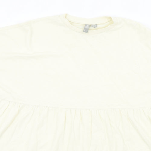 ASOS Womens Beige Colourblock  Basic T-Shirt Size 6