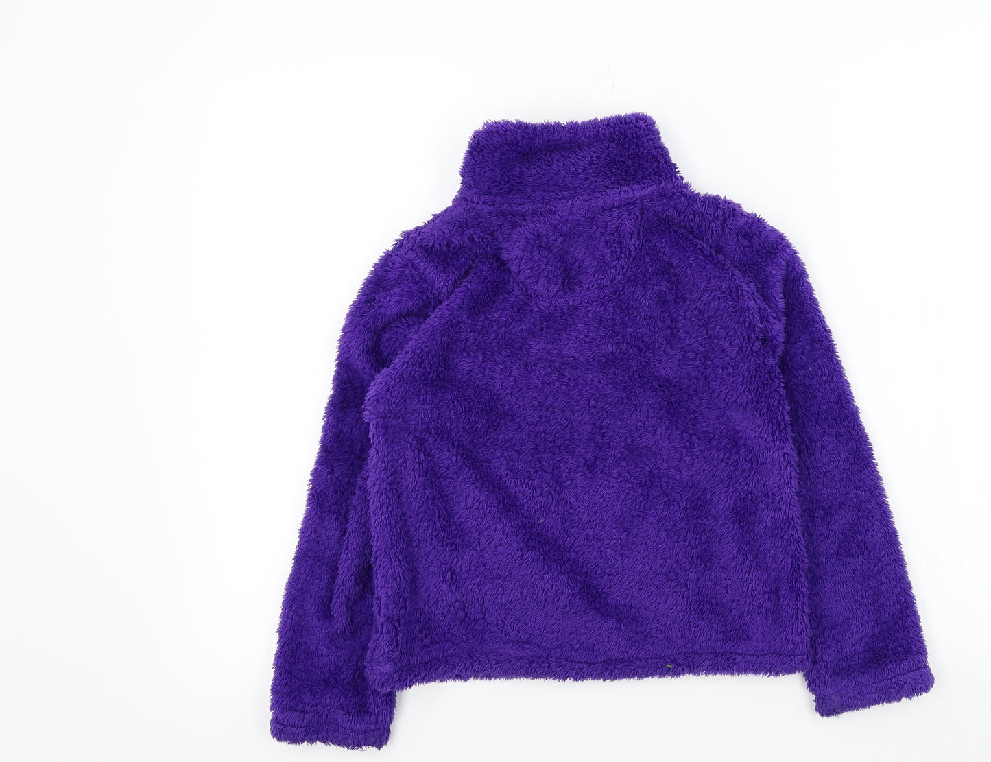 Gelert Girls Purple Colourblock  Pullover Jumper Size 9-10 Years