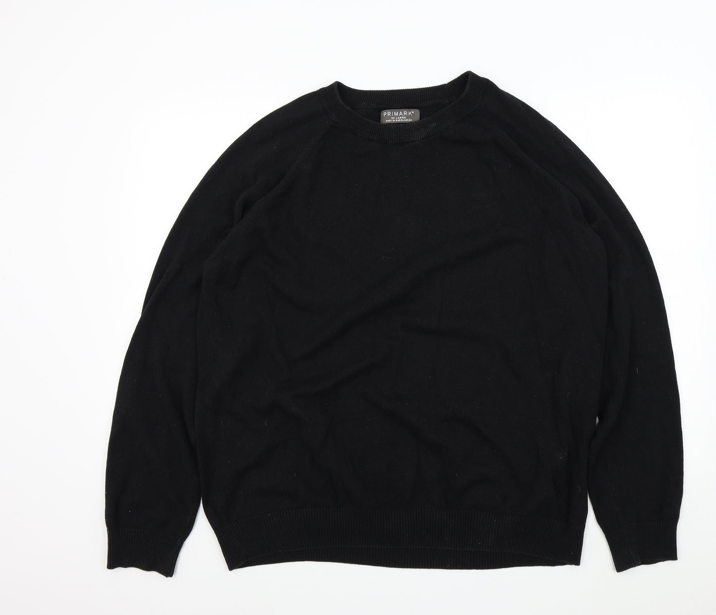 Primark Mens Black   Pullover Jumper Size 3XL