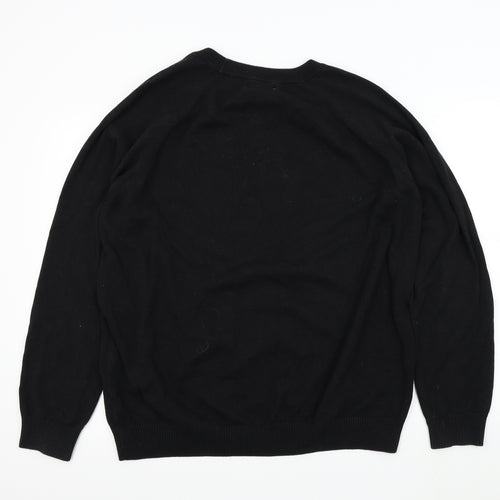 Primark Mens Black   Pullover Jumper Size 3XL