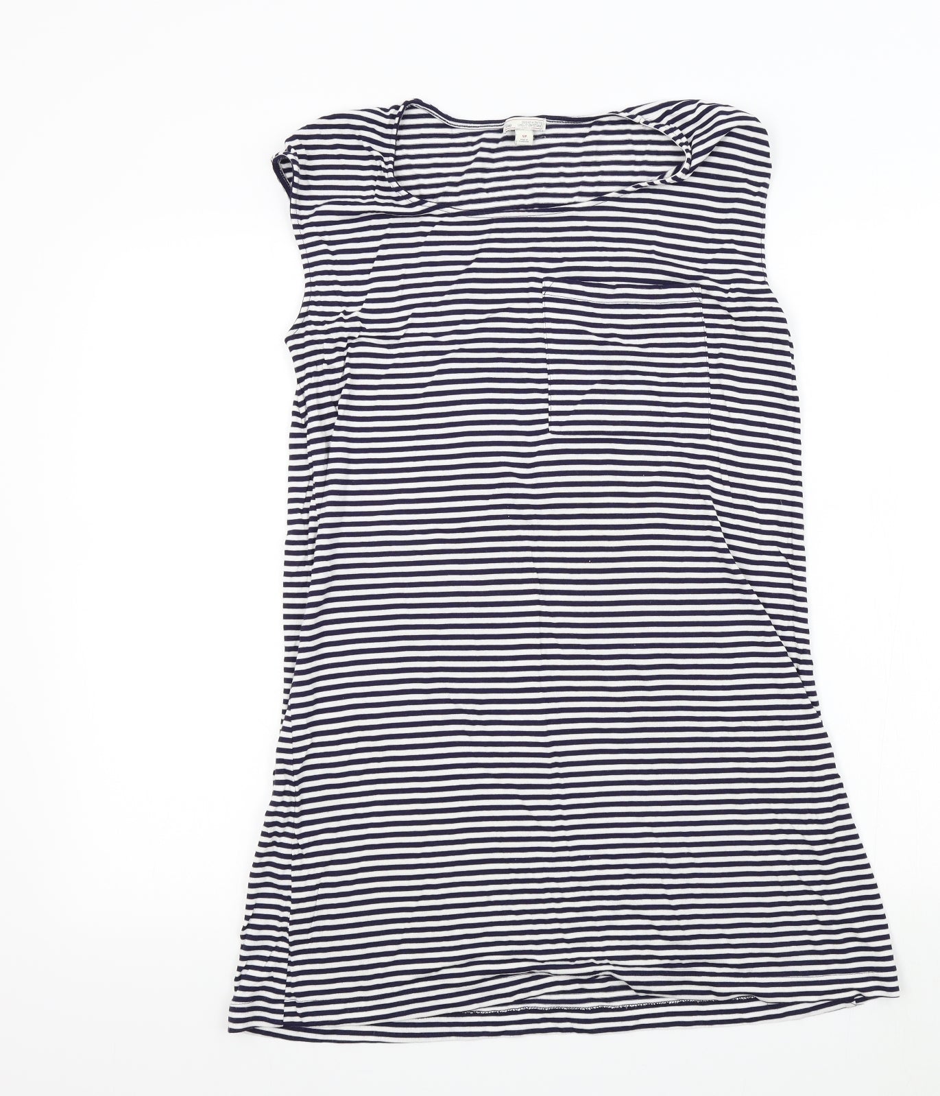 Gap Womens Blue Striped  T-Shirt Dress  Size S