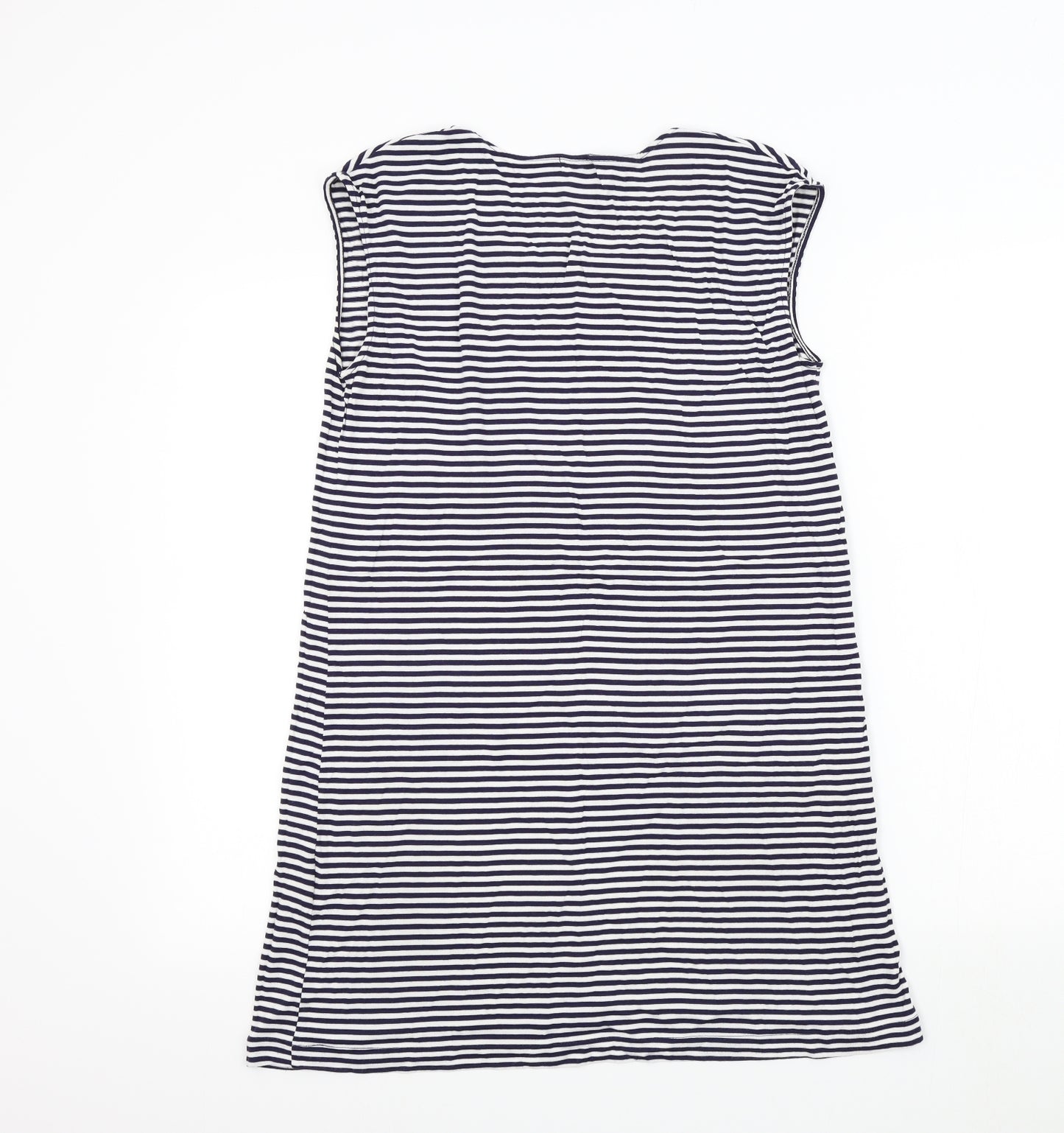 Gap Womens Blue Striped  T-Shirt Dress  Size S