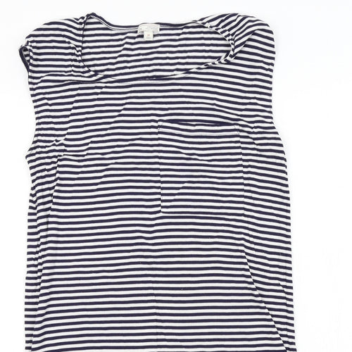 Gap Womens Blue Striped  T-Shirt Dress  Size S