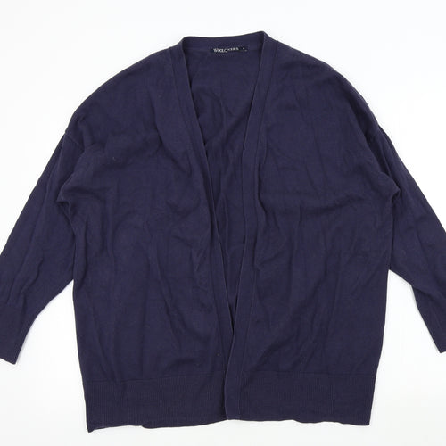 Woolovers Womens Blue   Cardigan Jumper Size L