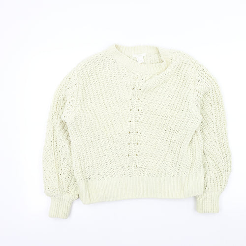 H&M Womens Beige   Pullover Jumper Size S