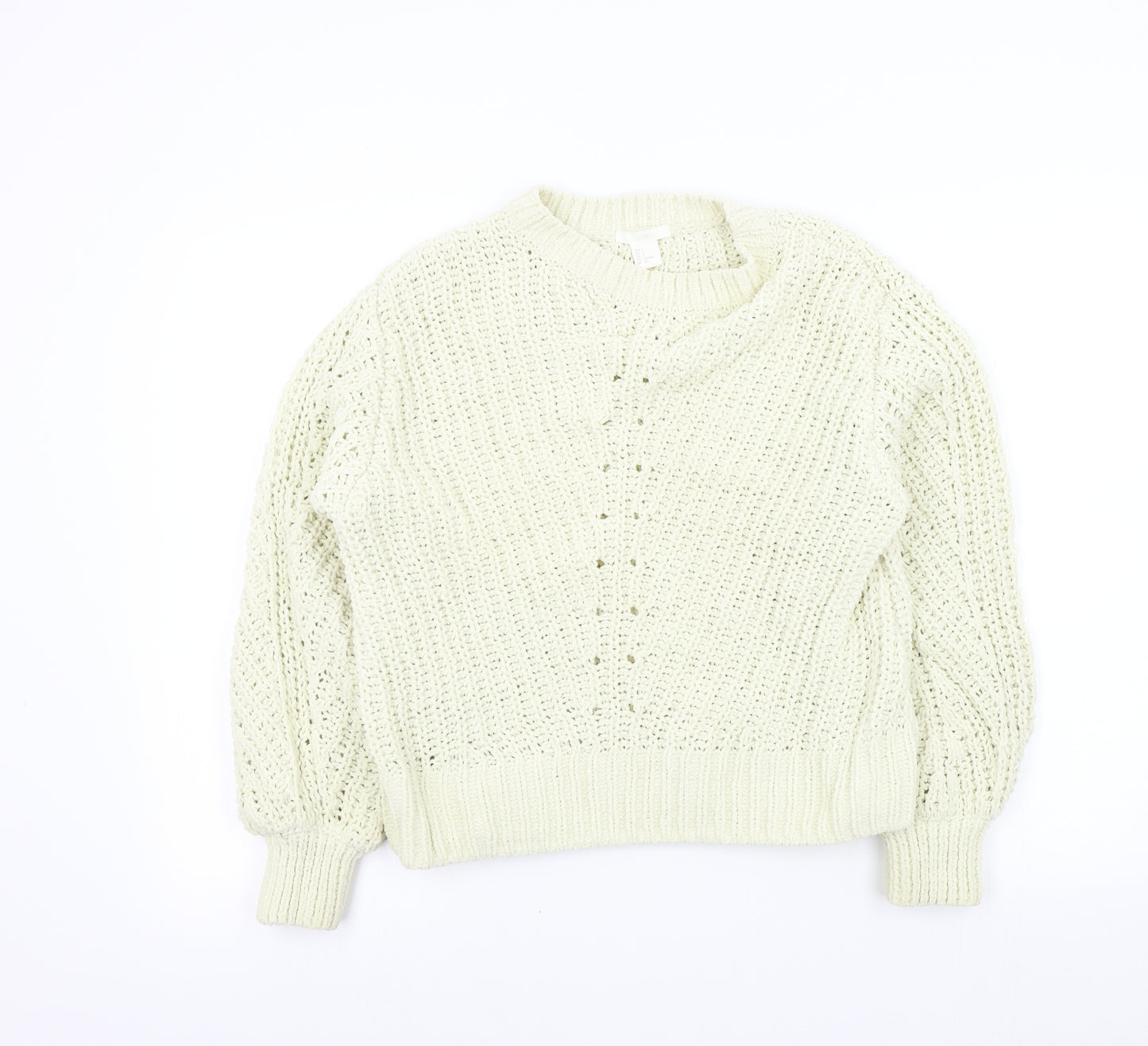 H&M Womens Beige   Pullover Jumper Size S