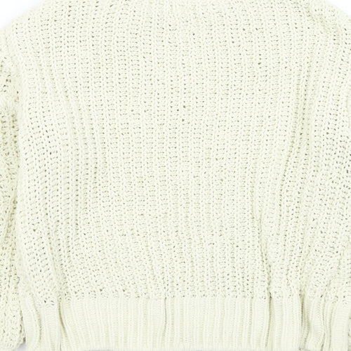 H&M Womens Beige   Pullover Jumper Size S
