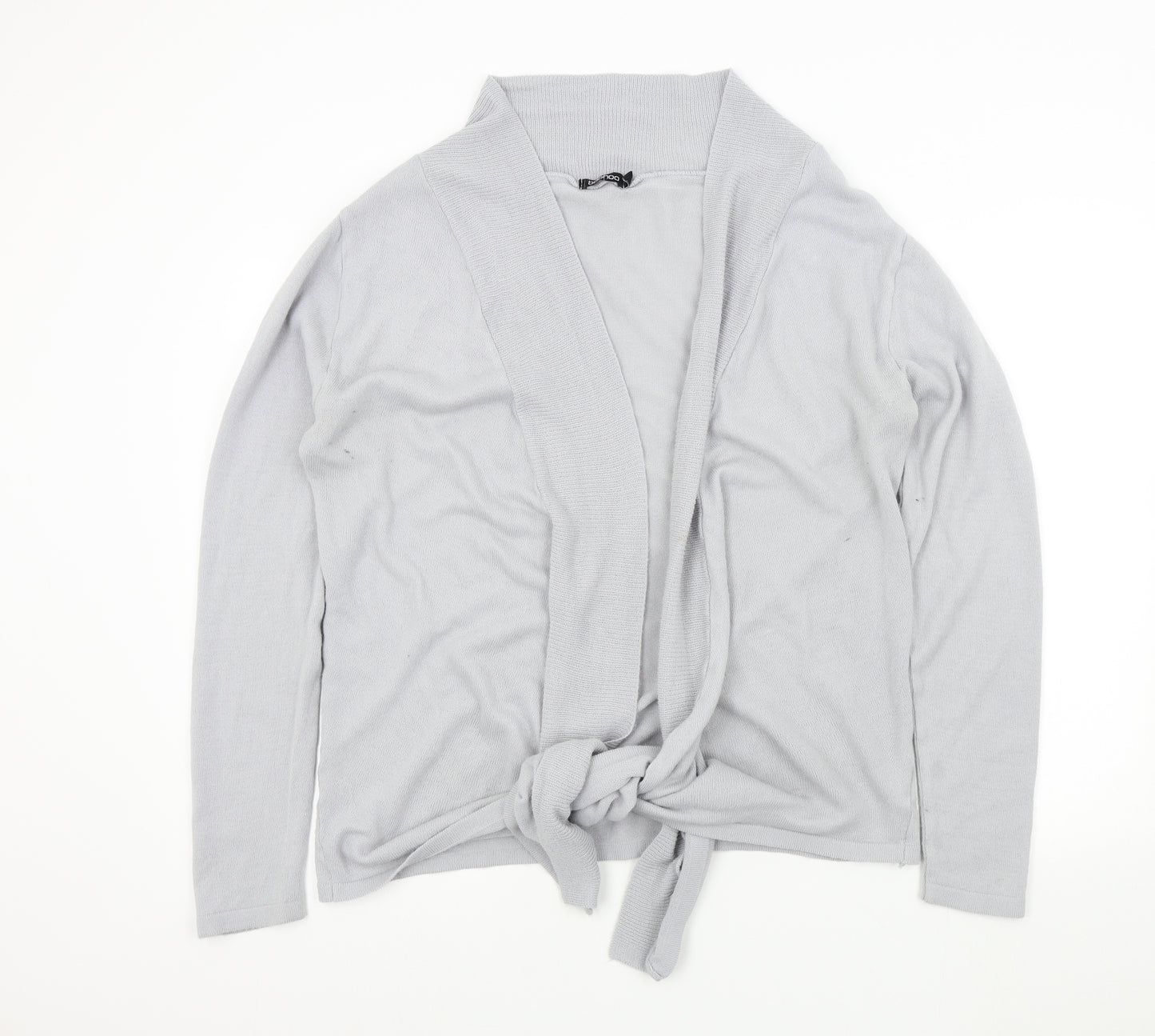 Boohoo Womens Grey   Cardigan Jumper Size L