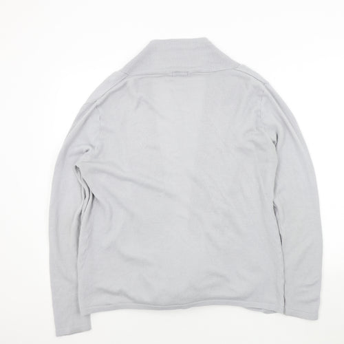 Boohoo Womens Grey   Cardigan Jumper Size L
