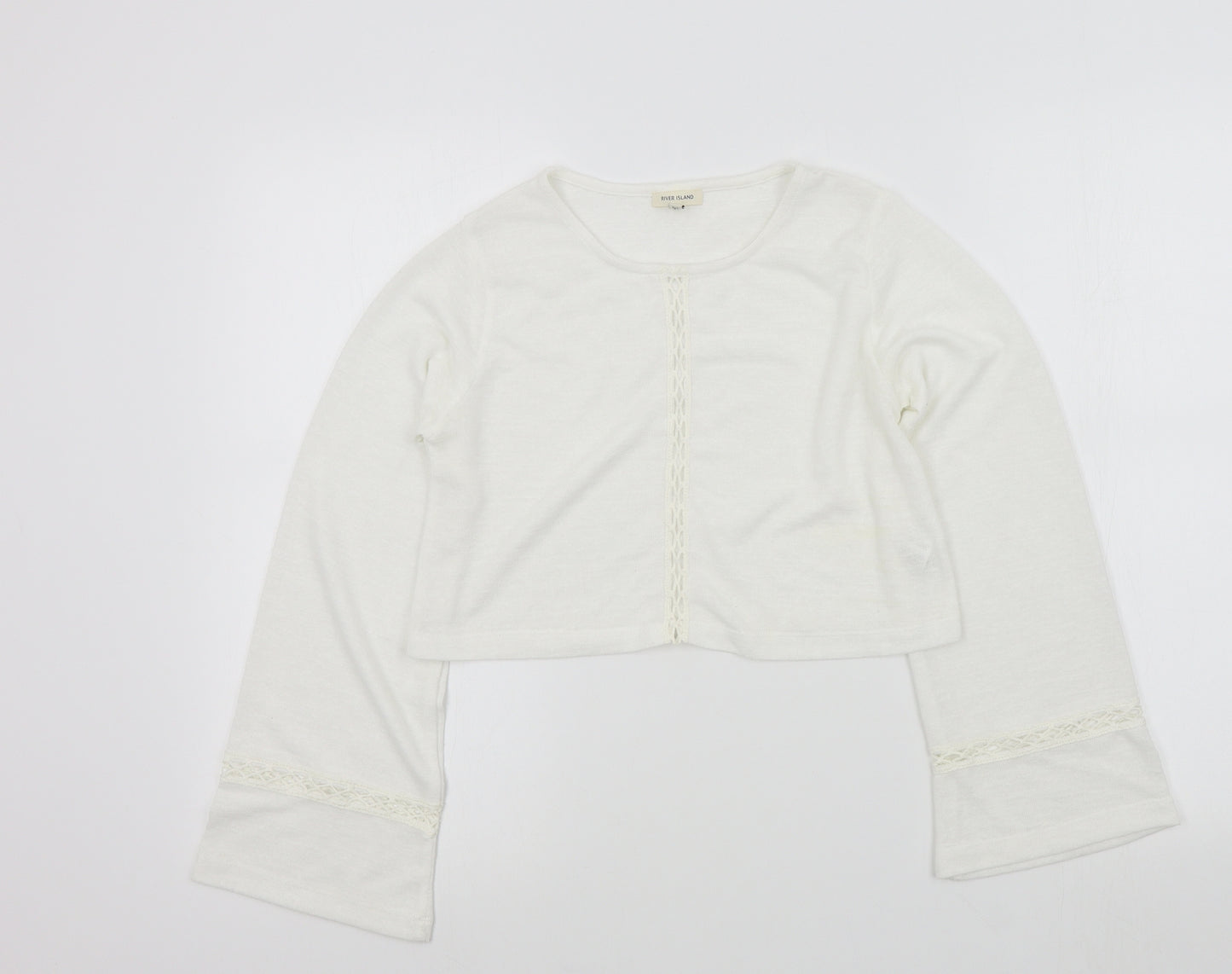 River Island Womens White   Pullover Jumper Size 6