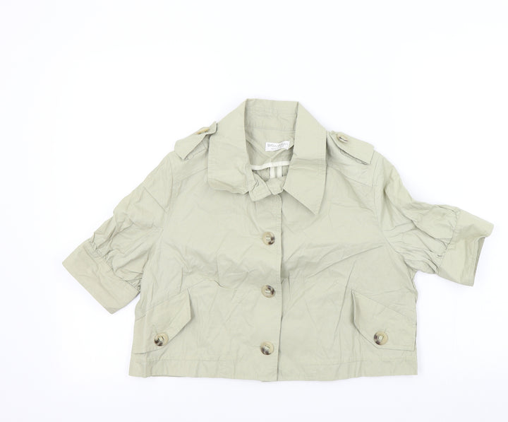 Miss Selfridge Womens Beige Jacket Size 12
