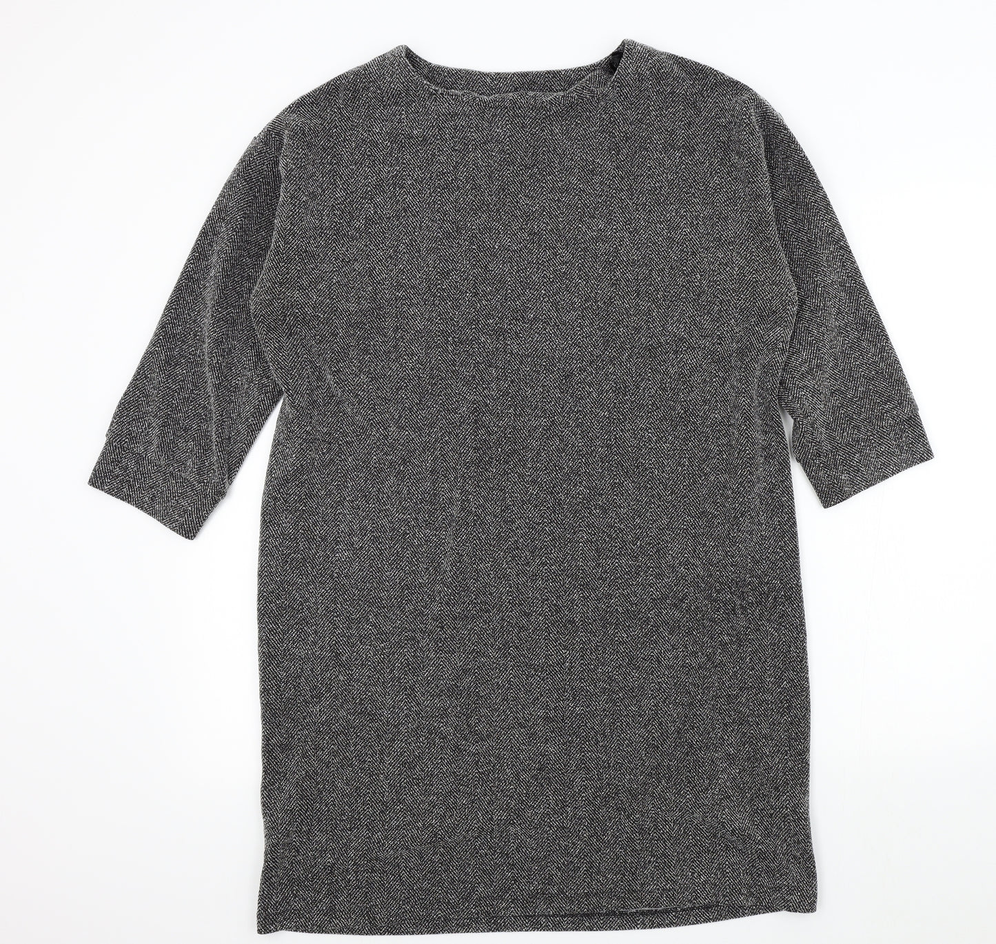 TU Womens Grey Colourblock  A-Line  Size 16