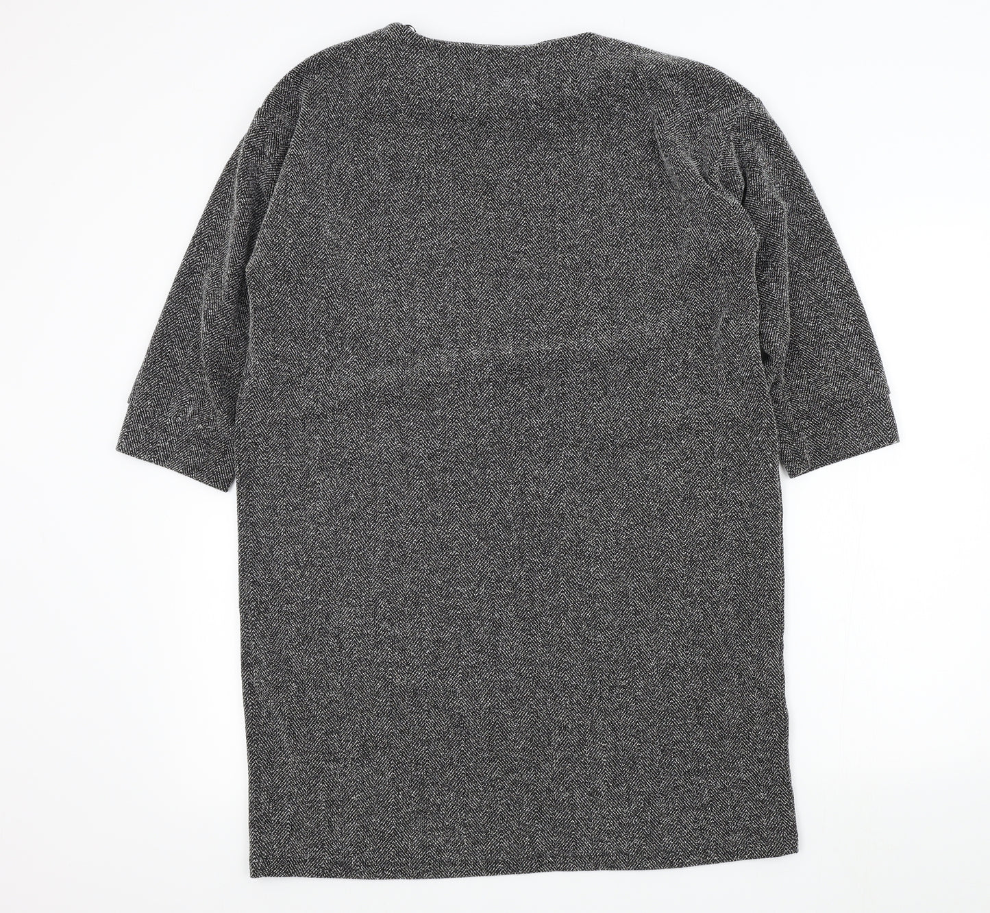 TU Womens Grey Colourblock  A-Line  Size 16