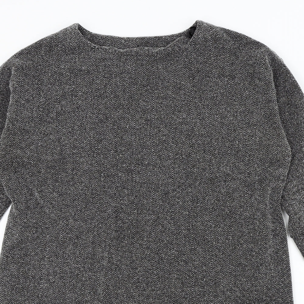 TU Womens Grey Colourblock  A-Line  Size 16
