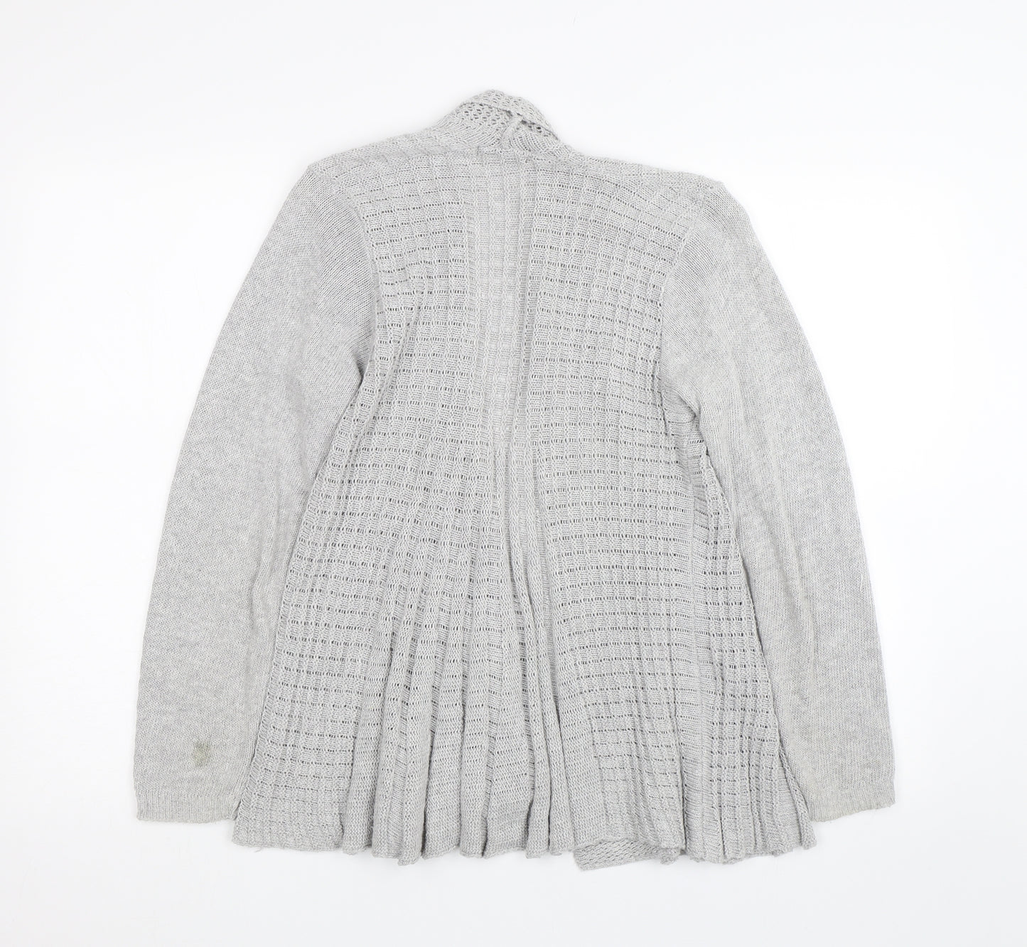 Pura Moda Womens Grey   Cardigan Jumper Size L