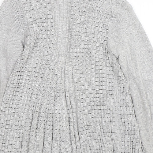 Pura Moda Womens Grey   Cardigan Jumper Size L
