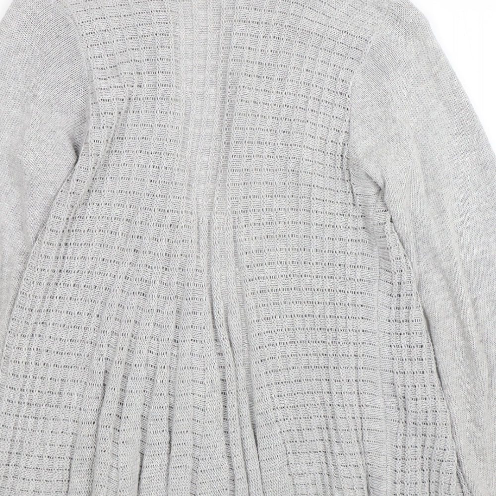 Pura Moda Womens Grey   Cardigan Jumper Size L