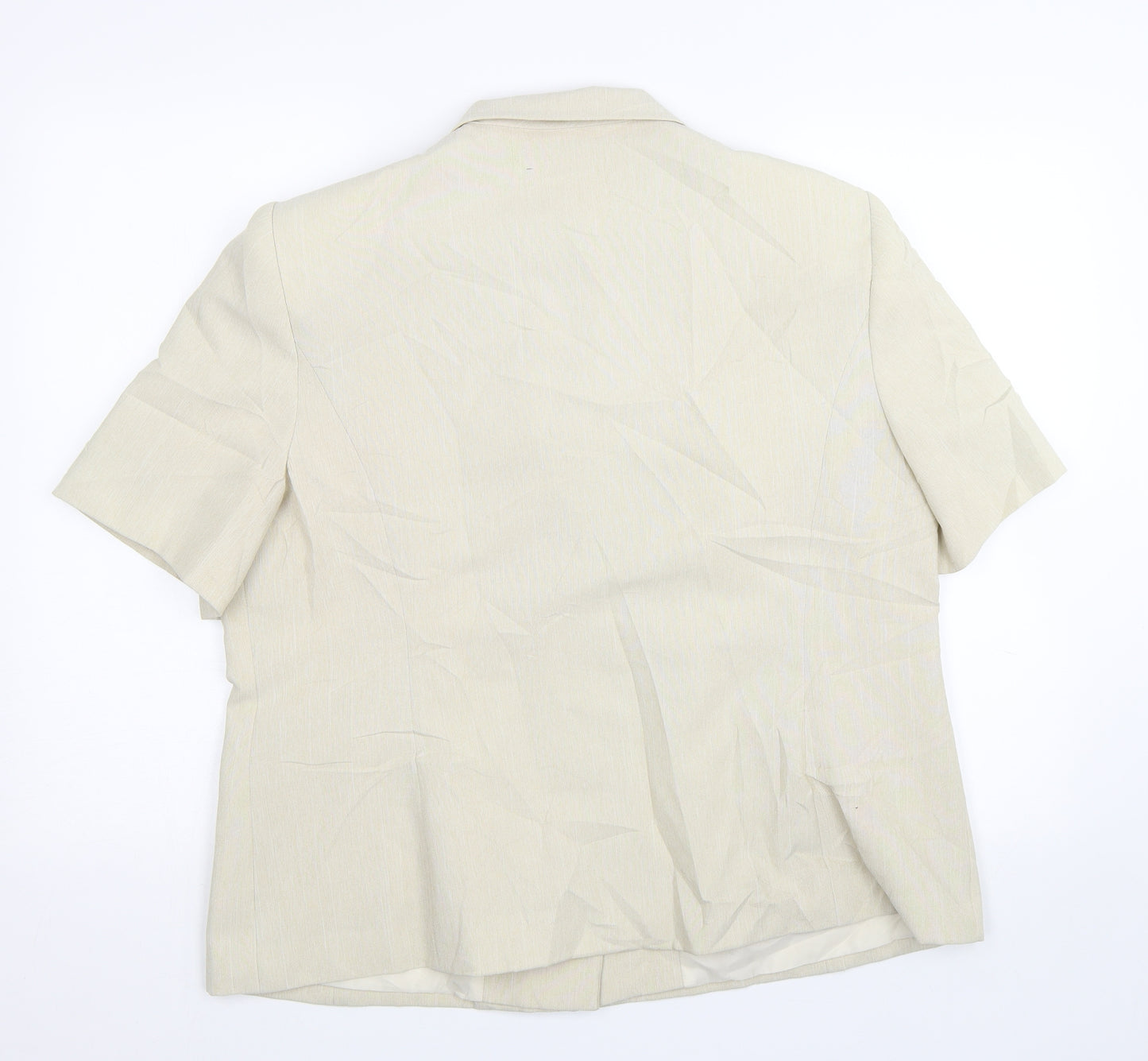 Berkertex Womens Beige   Jacket Suit Size 20