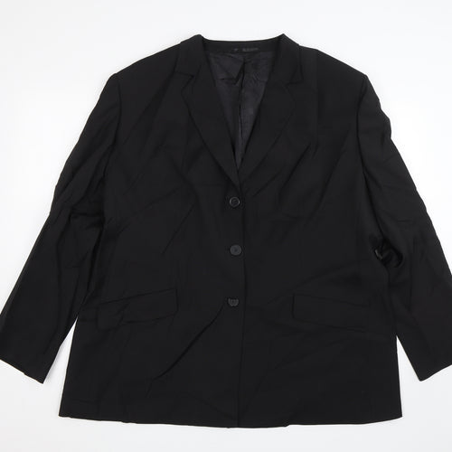 Wardrobe Mens Black   Jacket Suit Size XL