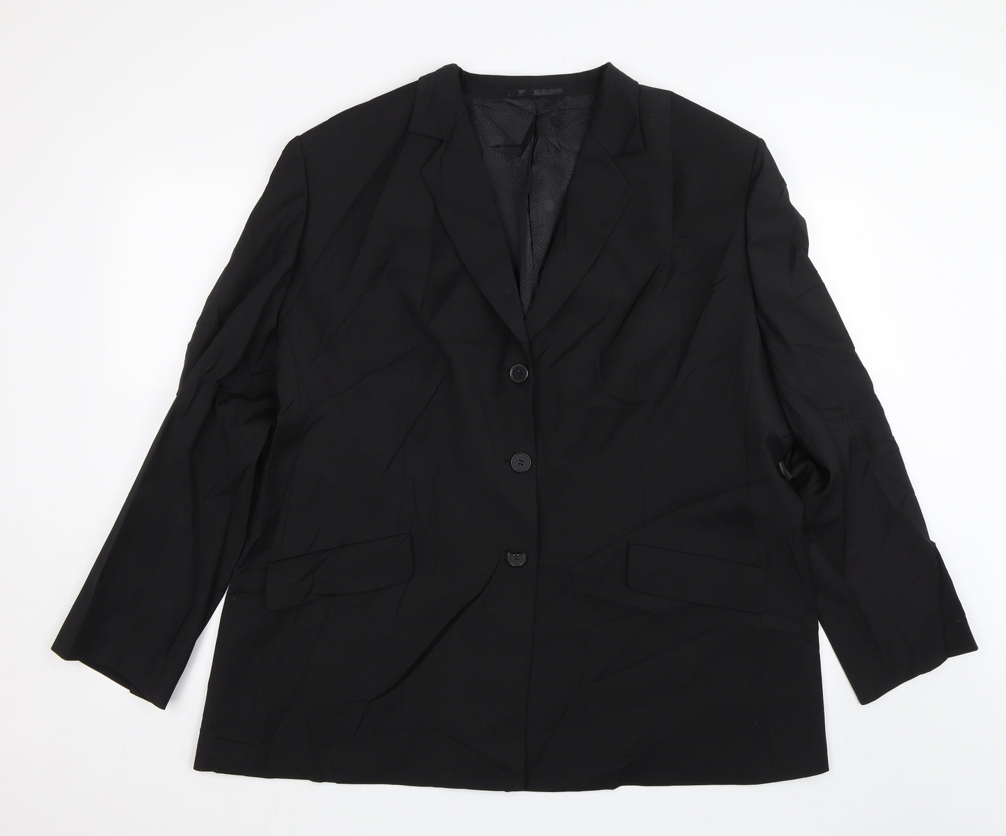 Wardrobe Mens Black   Jacket Suit Size XL