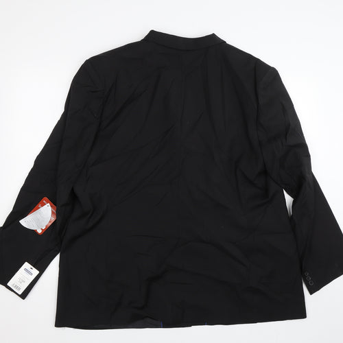 Wardrobe Mens Black   Jacket Suit Size XL